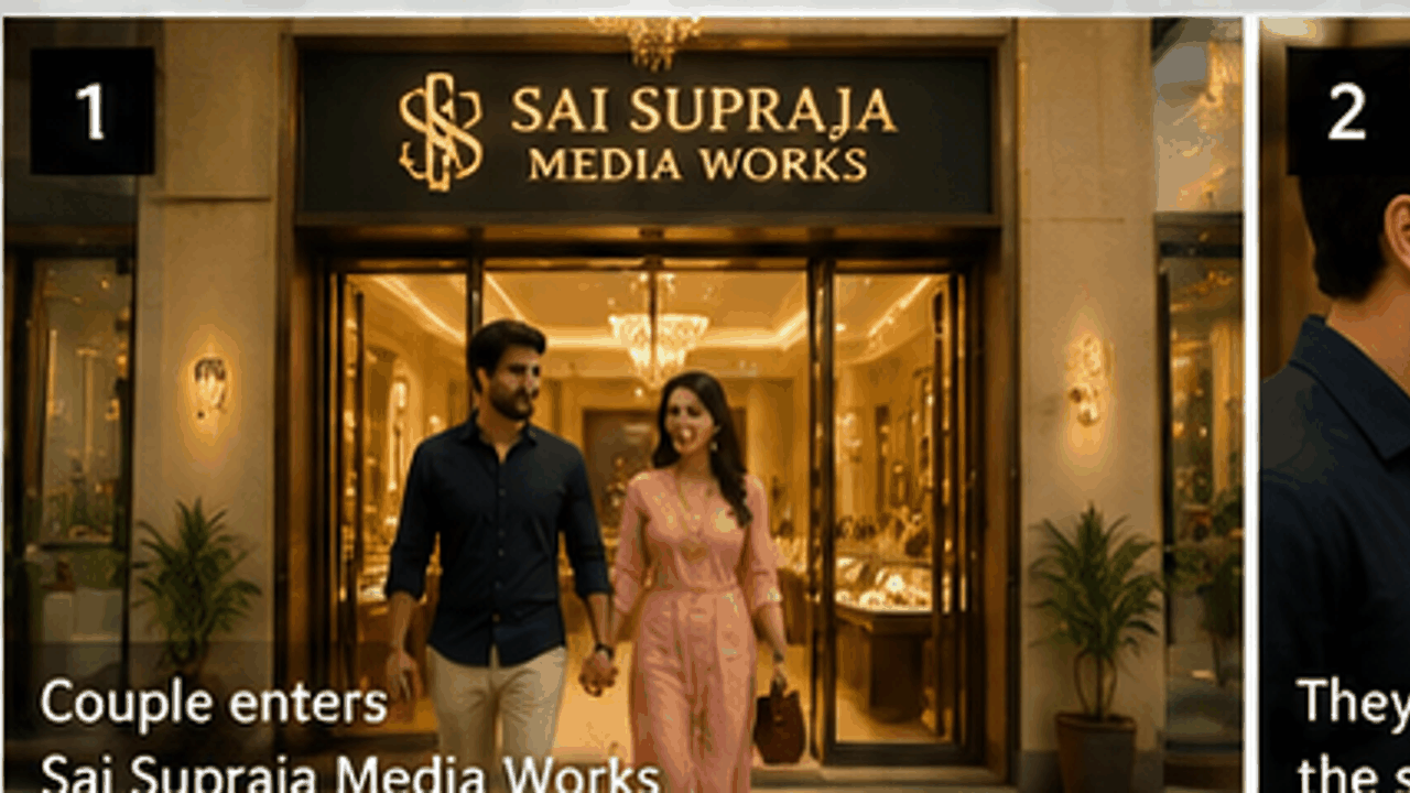 Luxury jewellery store commercial by Sai Supraja Media Works